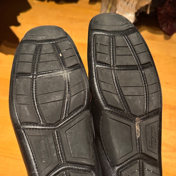 Salvatore Ferragamo Black Leather Loafers main image 6